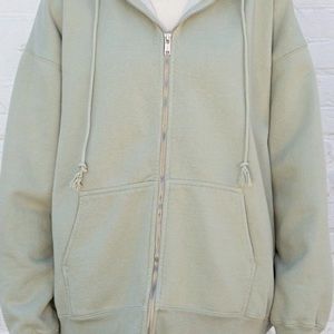 Brandy Melville christy hoodie in green color